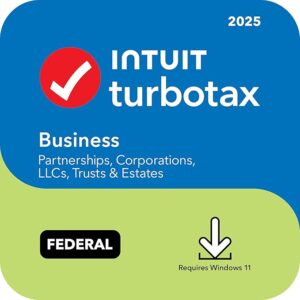 TurboTax Business 2025, Federal Tax Return – Windows [Digital Download]